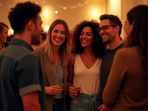 Studio Brillante team enjoying a company social event, fostering camaraderie